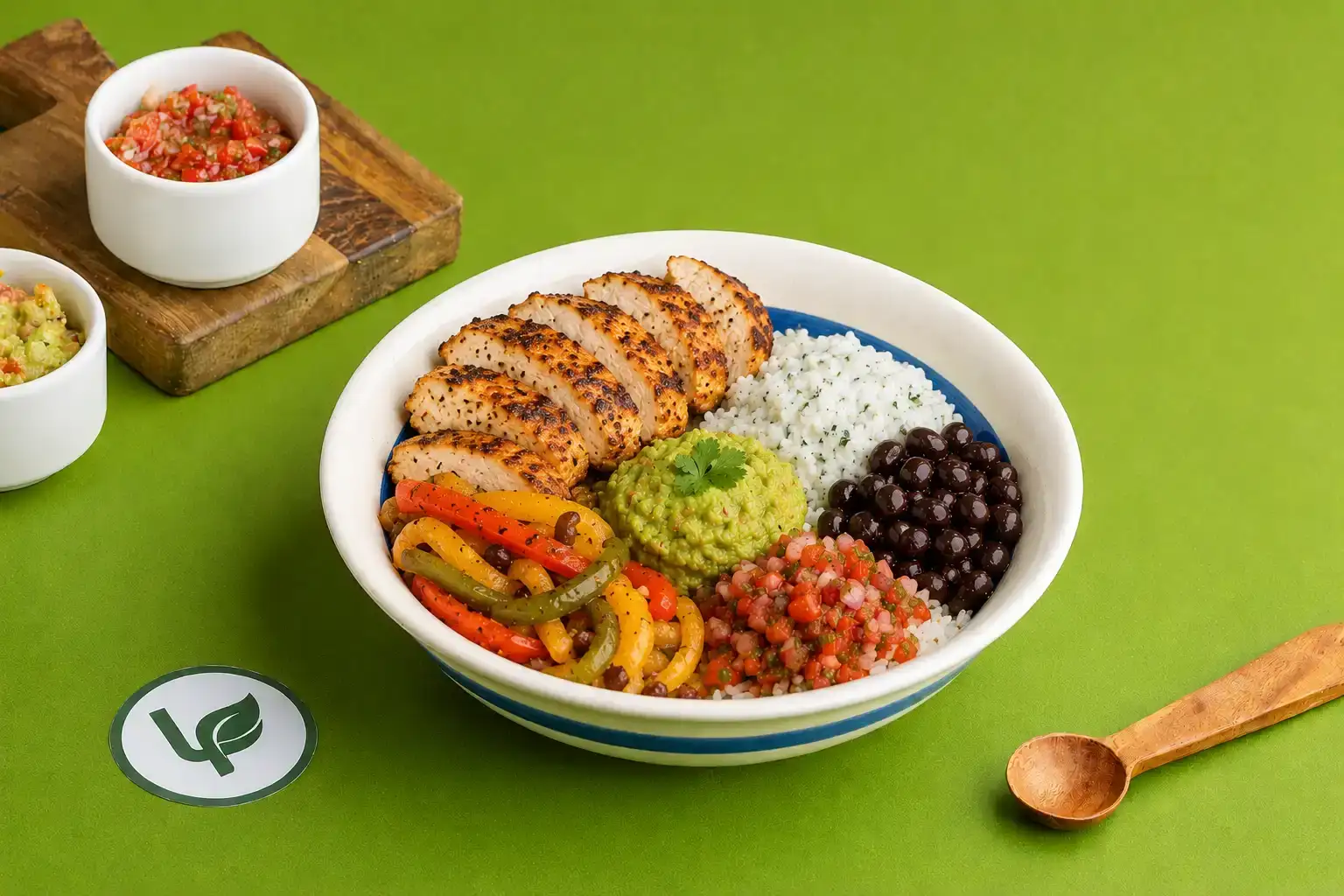 Balanced rice bowl