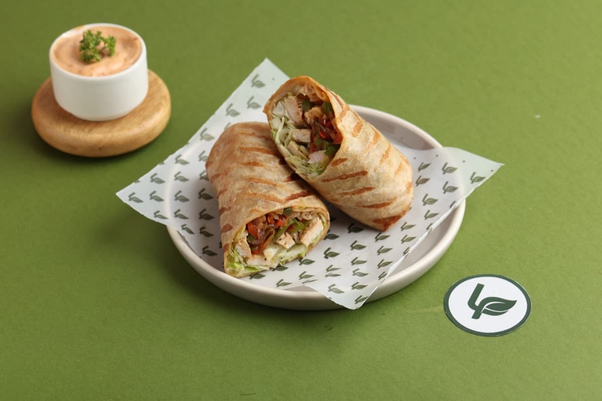 Fresh grilled wrap